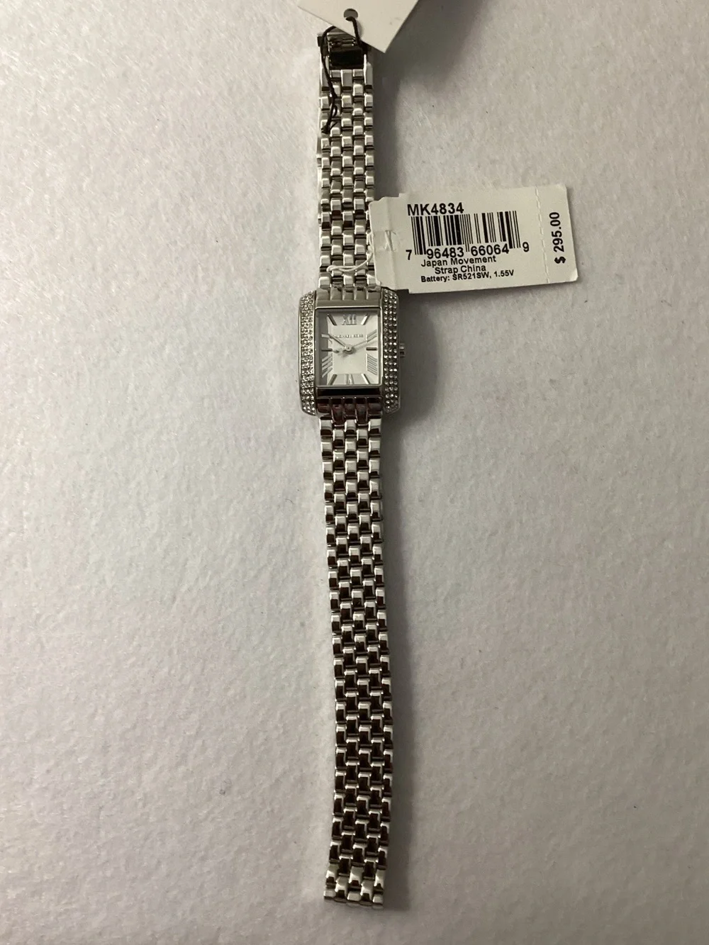Michael Kors Emery Double Wrap Three-Hand Stainless Steel Watch 22mm